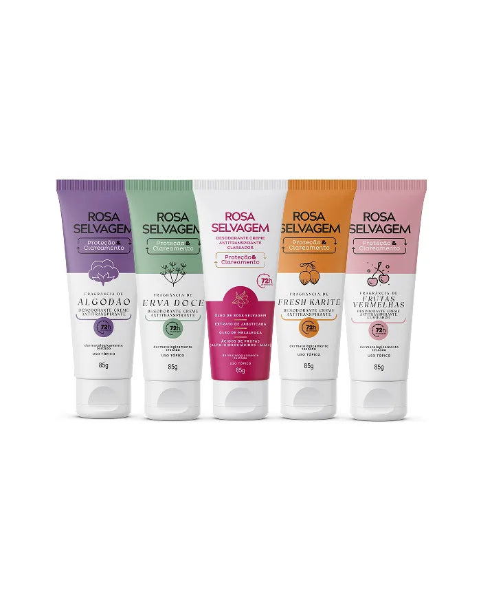 KIT DESODORANTE CREME ANTITRANSPIRANTE
